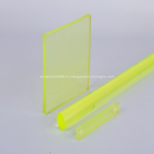 Желтый прозрачный полиуретановый лист из полиуретана